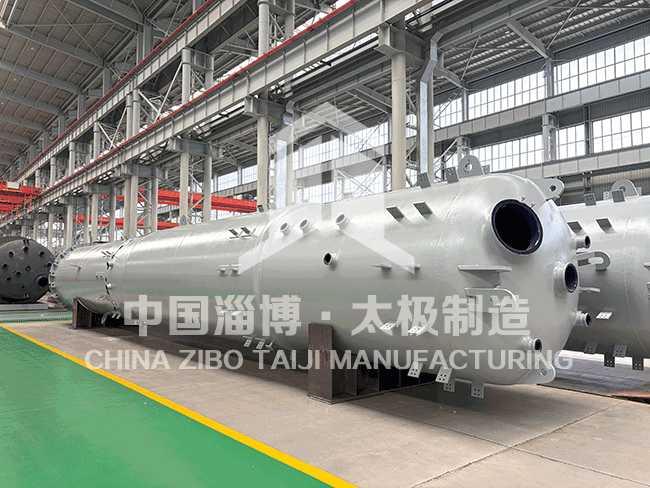 再創行業新紀錄！太極公司近20米超大搪玻璃塔交付定制客戶